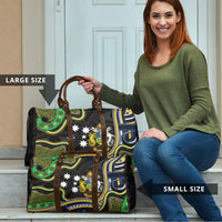 South Sea Islanders And Solomon Islands Travel Bag Solomons Coat Of Arms And Southern Cross DT05 - Polynesian Pride