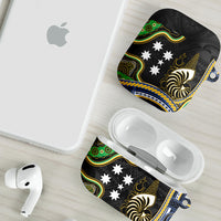 South Sea Islanders And New Caledonia AirPods Case Nautilus Shell Southern Cross Tribal Pattern DT05 - Polynesian Pride