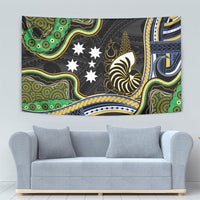 South Sea Islanders And New Caledonia Tapestry Nautilus Shell Southern Cross Tribal Pattern DT05 - Polynesian Pride