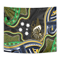 South Sea Islanders And New Caledonia Tapestry Nautilus Shell Southern Cross Tribal Pattern DT05 - Polynesian Pride