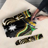 South Sea Islanders And New Caledonia Umbrella Nautilus Shell Southern Cross Tribal Pattern DT05 - Polynesian Pride