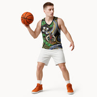 South Sea Islanders And Vanuatu Basketball Jersey Boar Tusk Warrior Southern Tribal Pattern DT05 - Polynesian Pride