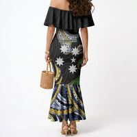 South Sea Islanders And Vanuatu Mermaid Dress Boar Tusk Warrior Southern Tribal Pattern DT05 - Polynesian Pride