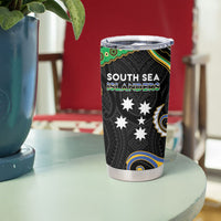 South Sea Islanders And Vanuatu Tumbler Cup Boar Tusk Warrior Southern Tribal Pattern DT05 - Polynesian Pride