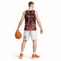Custom Aotearoa Ngai Te Rangi Basketball Jersey New Zealand Traditional Maori Pattern DT05 - Polynesian Pride