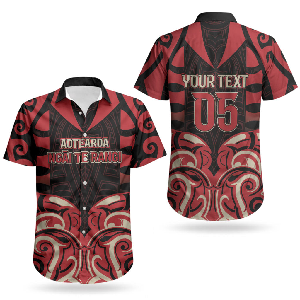 Custom Aotearoa Ngai Te Rangi Couples Matching Off Shoulder Maxi Dress and Hawaiian Shirt New Zealand Traditional Maori Pattern DT05 - Polynesian Pride