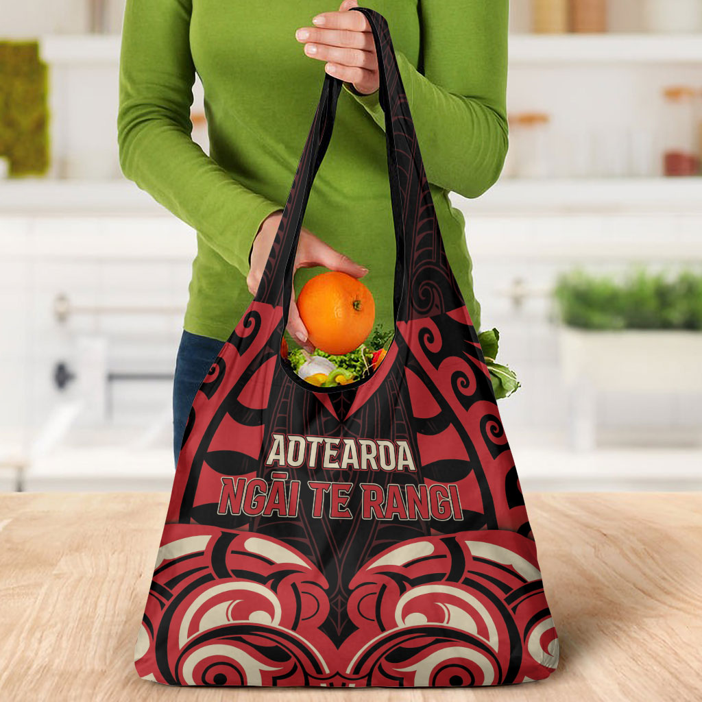 Aotearoa Ngai Te Rangi Grocery Bag New Zealand Traditional Maori Pattern DT05 - Polynesian Pride