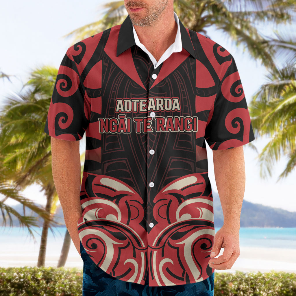 Custom Aotearoa Ngai Te Rangi Hawaiian Shirt New Zealand Traditional Maori Pattern DT05 - Polynesian Pride