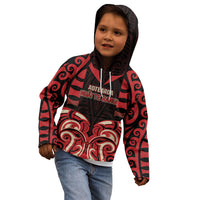 Custom Aotearoa Ngai Te Rangi Kid Hoodie New Zealand Traditional Maori Pattern DT05 - Polynesian Pride