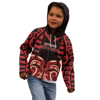 Custom Aotearoa Ngai Te Rangi Kid Hoodie New Zealand Traditional Maori Pattern DT05 - Polynesian Pride