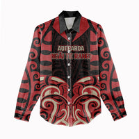Custom Aotearoa Ngai Te Rangi Women Casual Shirt New Zealand Traditional Maori Pattern DT05 - Polynesian Pride