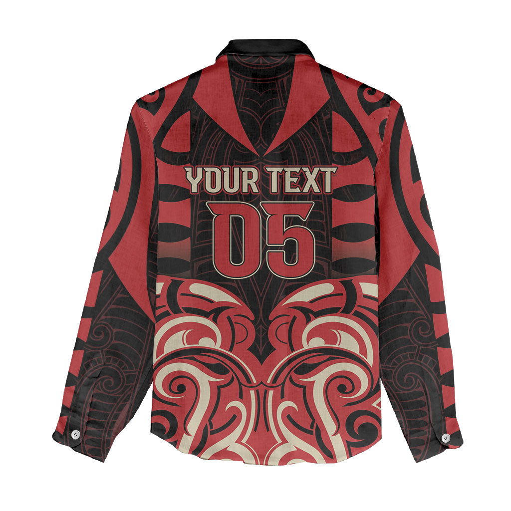 Custom Aotearoa Ngai Te Rangi Women Casual Shirt New Zealand Traditional Maori Pattern DT05 - Polynesian Pride