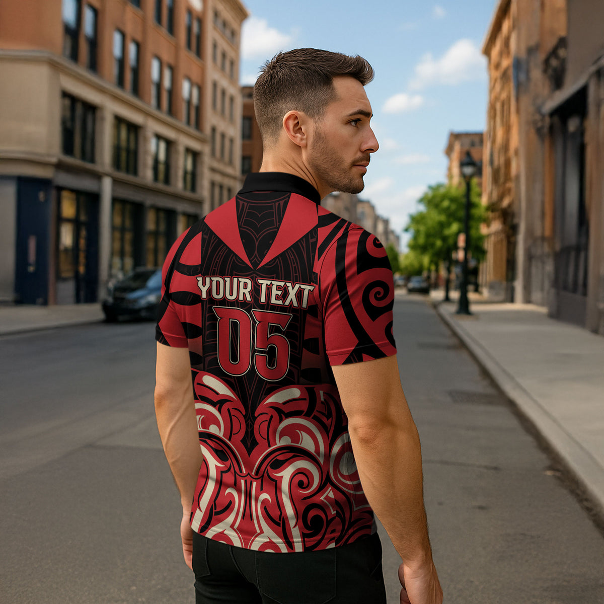 Custom Aotearoa Ngai Te Rangi Zipper Polo Shirt New Zealand Traditional Maori Pattern DT05 - Polynesian Pride