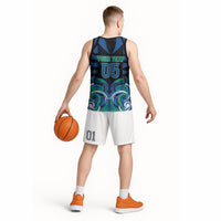 Custom Aotearoa Ngati Ranginui Basketball Jersey New Zealand Traditional Maori Pattern DT05 - Polynesian Pride