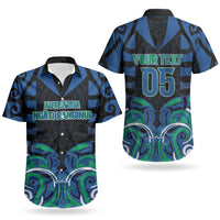 Custom Aotearoa Ngati Ranginui Couples Matching Summer Maxi Dress and Hawaiian Shirt New Zealand Traditional Maori Pattern DT05 - Polynesian Pride