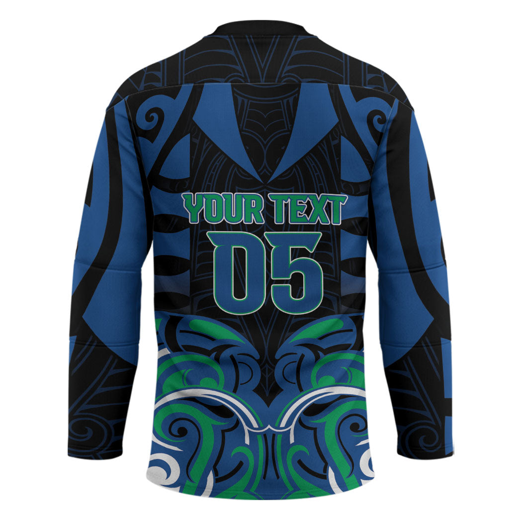 Custom Aotearoa Ngati Ranginui Hockey Jersey New Zealand Traditional Maori Pattern DT05 - Polynesian Pride