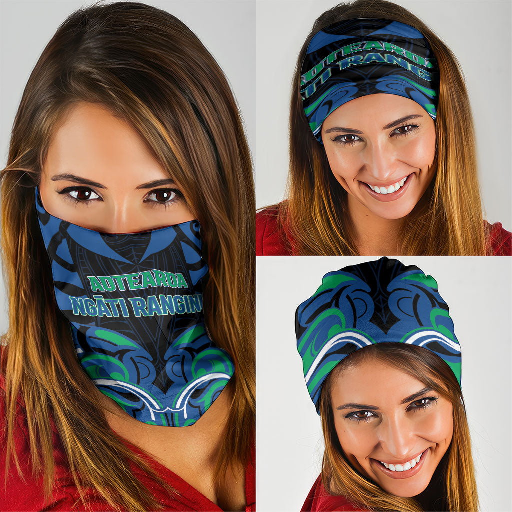 Aotearoa Ngati Ranginui Neck Gaiter New Zealand Traditional Maori Pattern DT05 - Polynesian Pride