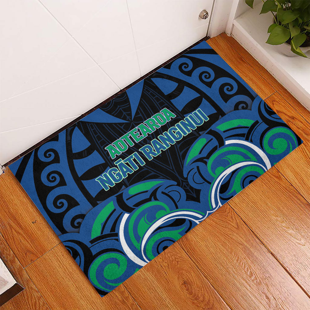 Aotearoa Ngati Ranginui Rubber Doormat New Zealand Traditional Maori Pattern DT05 - Polynesian Pride
