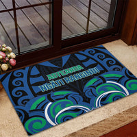 Aotearoa Ngati Ranginui Rubber Doormat New Zealand Traditional Maori Pattern DT05 - Polynesian Pride