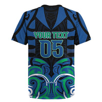 Custom Aotearoa Ngati Ranginui Rugby Jersey New Zealand Traditional Maori Pattern DT05 - Polynesian Pride