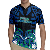 Custom Aotearoa Ngati Ranginui Rugby Jersey New Zealand Traditional Maori Pattern DT05 - Polynesian Pride