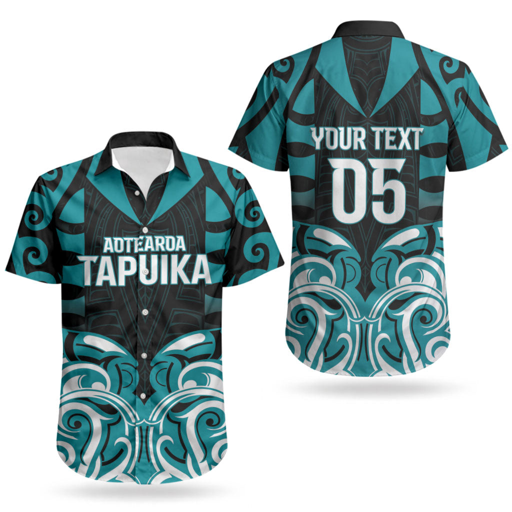Custom Aotearoa Tapuika Couples Matching Off Shoulder Maxi Dress and Hawaiian Shirt New Zealand Traditional Maori Pattern DT05 - Polynesian Pride
