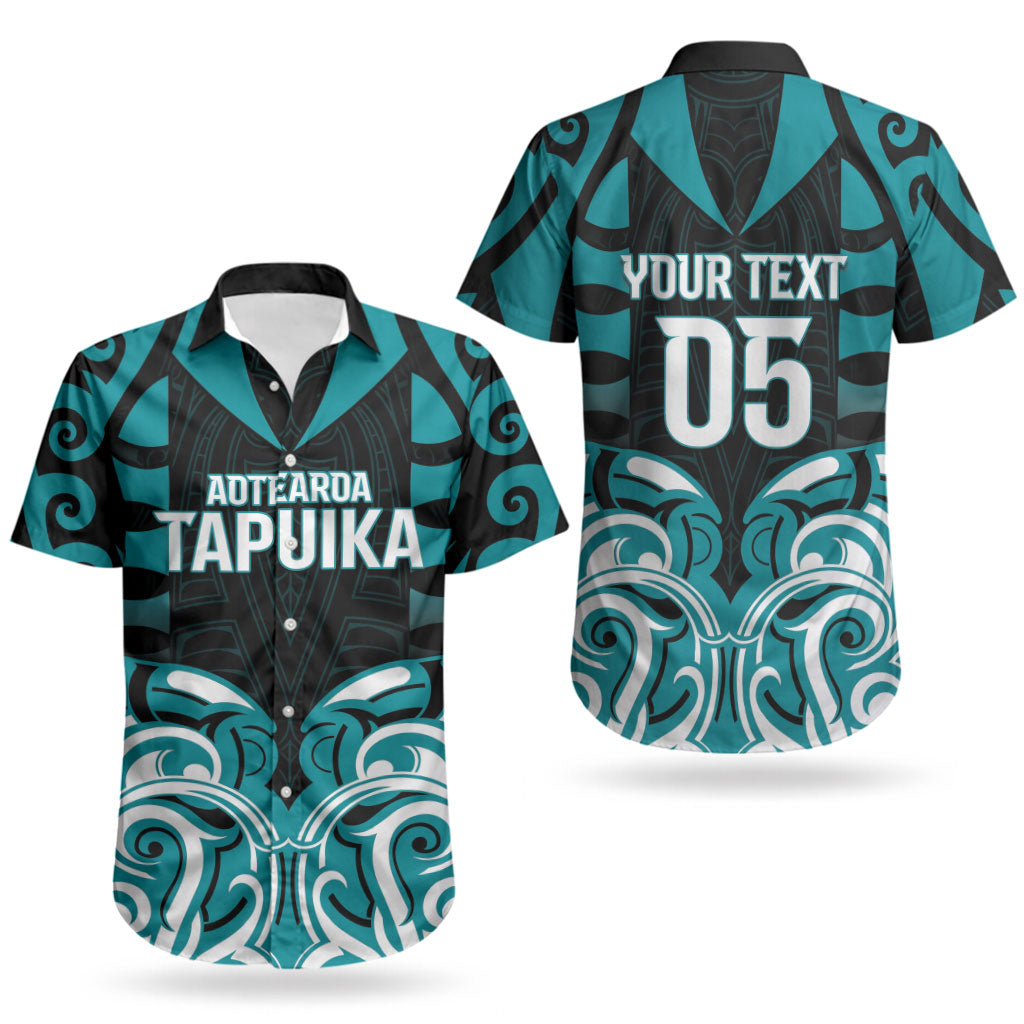 Custom Aotearoa Tapuika Couples Matching Summer Maxi Dress and Hawaiian Shirt New Zealand Traditional Maori Pattern DT05 - Polynesian Pride