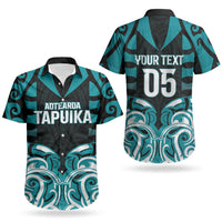 Custom Aotearoa Tapuika Couples Matching Summer Maxi Dress and Hawaiian Shirt New Zealand Traditional Maori Pattern DT05 - Polynesian Pride