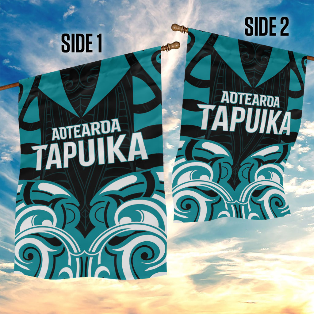 Aotearoa Tapuika Garden Flag New Zealand Traditional Maori Pattern DT05 - Polynesian Pride