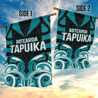Aotearoa Tapuika Garden Flag New Zealand Traditional Maori Pattern DT05 - Polynesian Pride