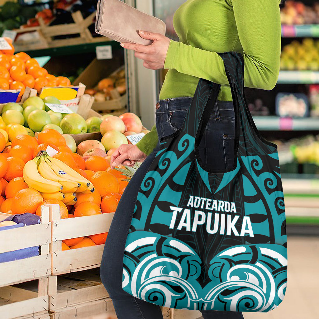 Aotearoa Tapuika Grocery Bag New Zealand Traditional Maori Pattern DT05 - Polynesian Pride