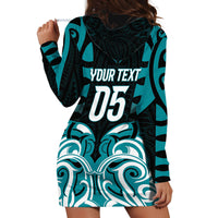 Custom Aotearoa Tapuika Hoodie Dress New Zealand Traditional Maori Pattern DT05 - Polynesian Pride