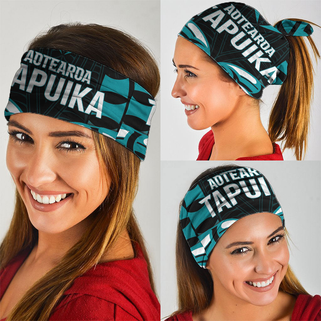 Aotearoa Tapuika Neck Gaiter New Zealand Traditional Maori Pattern DT05 - Polynesian Pride