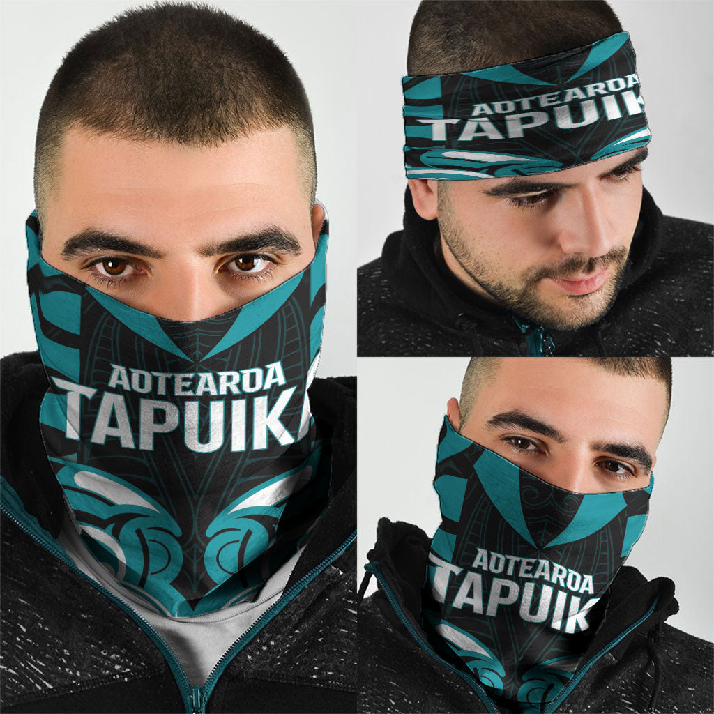 Aotearoa Tapuika Neck Gaiter New Zealand Traditional Maori Pattern DT05 - Polynesian Pride