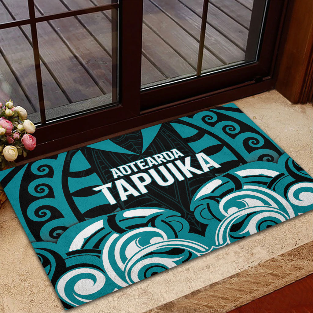 Aotearoa Tapuika Rubber Doormat New Zealand Traditional Maori Pattern DT05 - Polynesian Pride