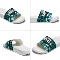 Aotearoa Tapuika Slide Sandals New Zealand Traditional Maori Pattern DT05 - Polynesian Pride