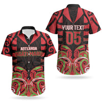 Custom Aotearoa Ngati Maru Couples Matching Off Shoulder Maxi Dress and Hawaiian Shirt New Zealand Traditional Maori Pattern DT05 - Polynesian Pride