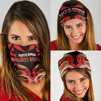 Aotearoa Ngati Maru Neck Gaiter New Zealand Traditional Maori Pattern DT05 - Polynesian Pride