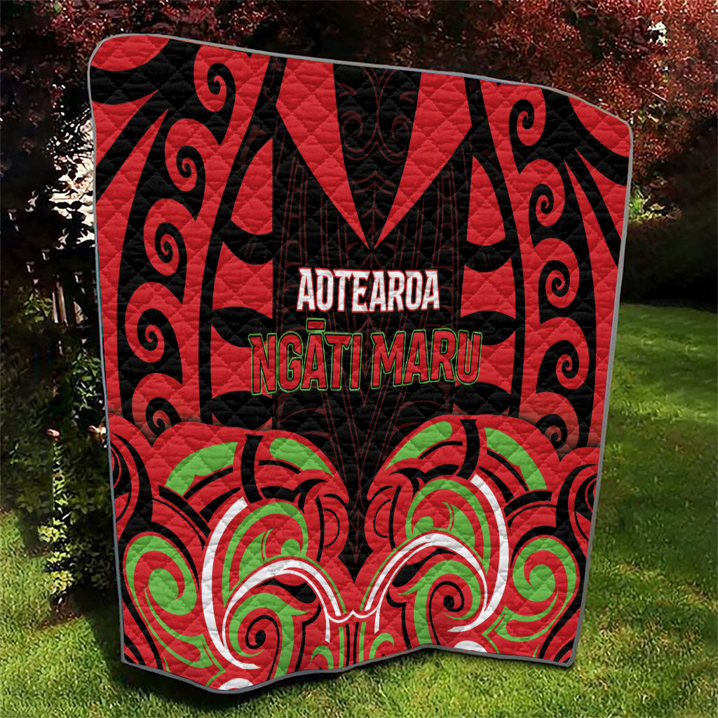 Aotearoa Ngati Maru Quilt New Zealand Traditional Maori Pattern DT05 - Polynesian Pride