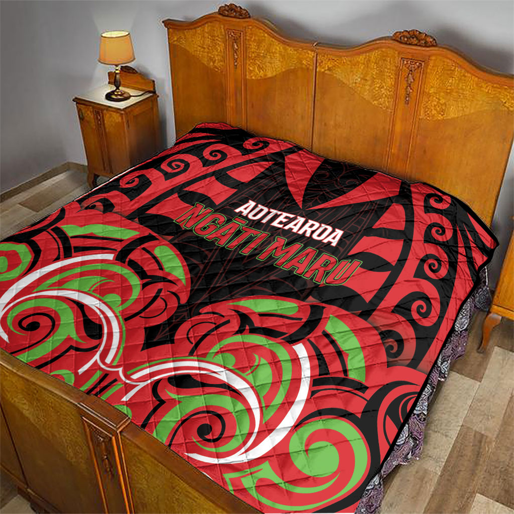 Aotearoa Ngati Maru Quilt New Zealand Traditional Maori Pattern DT05 - Polynesian Pride