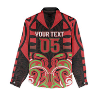 Custom Aotearoa Ngati Maru Women Casual Shirt New Zealand Traditional Maori Pattern DT05 - Polynesian Pride