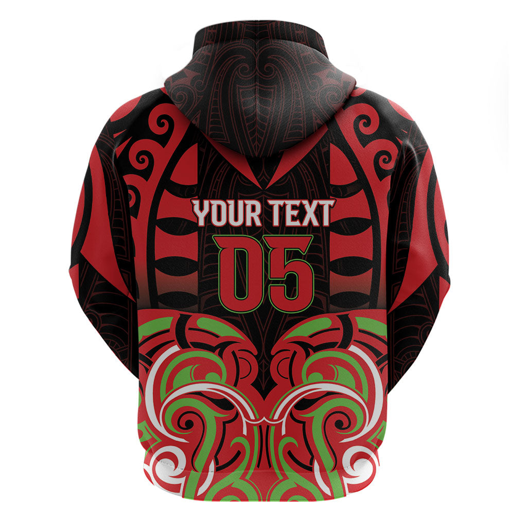Custom Aotearoa Ngati Maru Zip Hoodie New Zealand Traditional Maori Pattern DT05 - Polynesian Pride