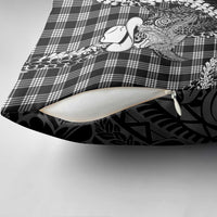 Black Hawaii Palaka Cowboy Turtle Pillow Cover Hawaiian Paniolo Puakenikeni Maile Lei DT05 - Polynesian Pride