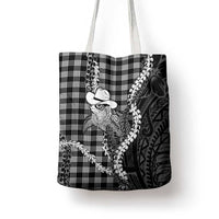 Black Hawaii Palaka Cowboy Turtle Tote Bag Hawaiian Paniolo Puakenikeni Maile Lei DT05 - Polynesian Pride