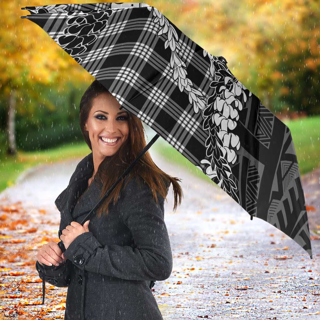 Black Hawaii Palaka Cowboy Turtle Umbrella Hawaiian Paniolo Puakenikeni Maile Lei