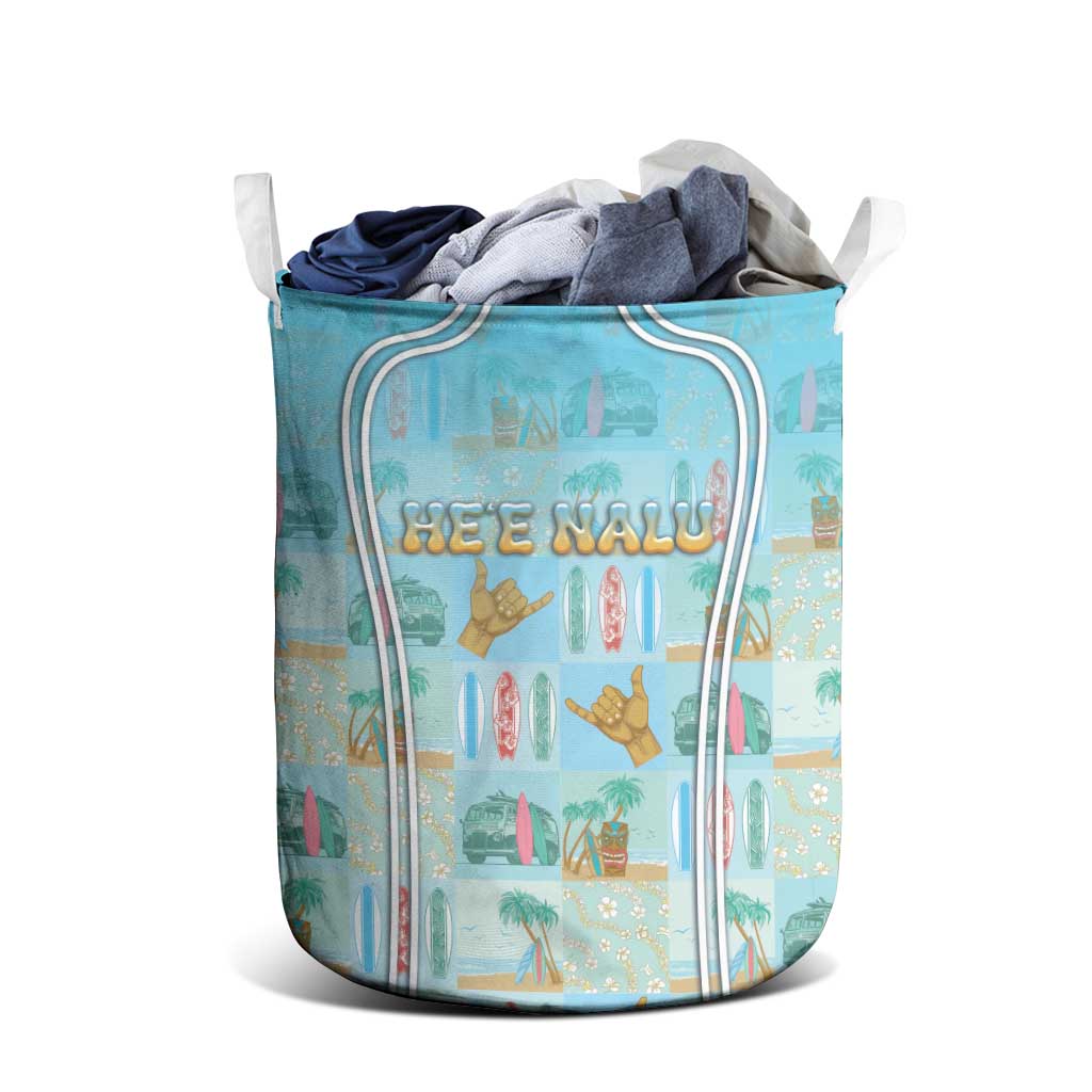 Hawaii Surfing Laundry Basket He'e Nalu