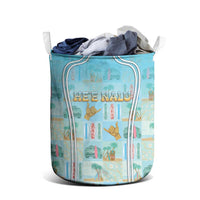 Hawaii Surfing Laundry Basket He'e Nalu