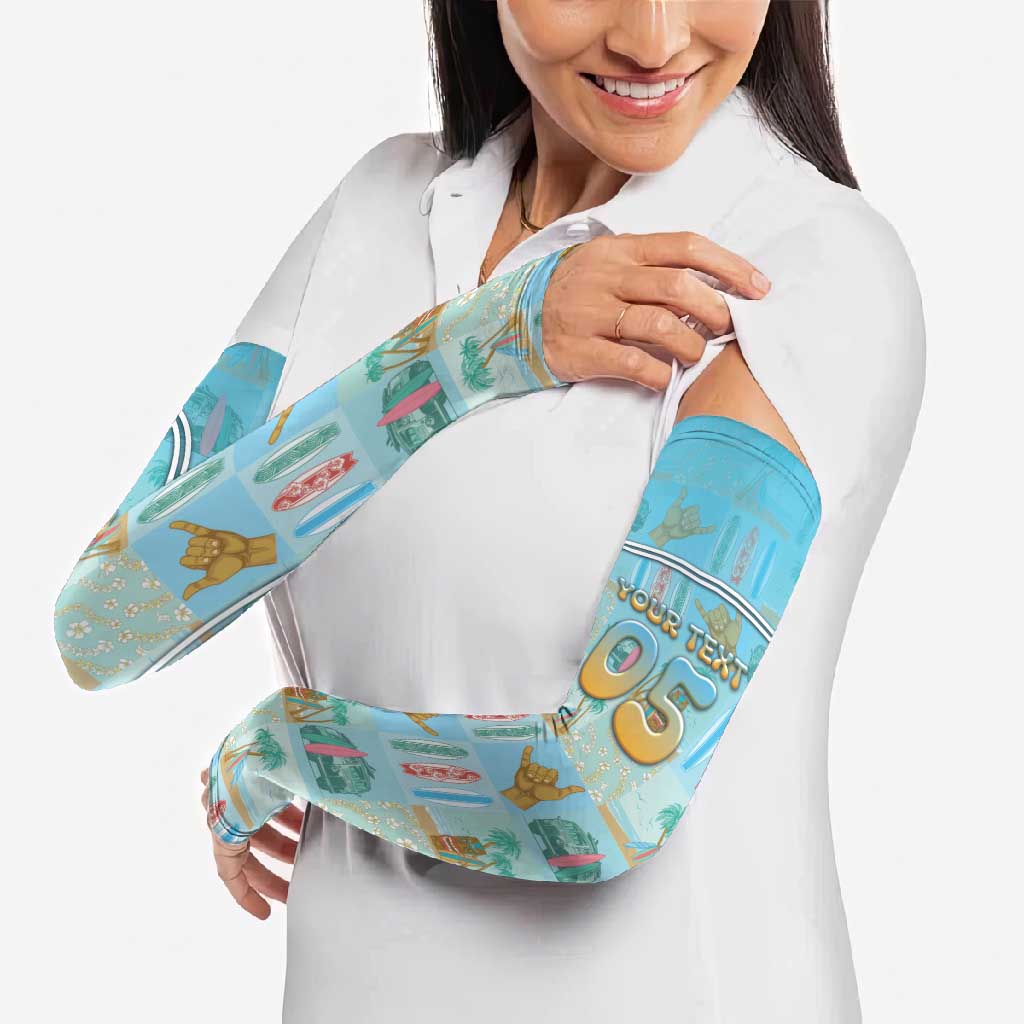 Custom Hawaii Surfing Arm Sleeves He'e Nalu