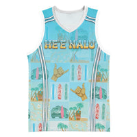Custom Hawaii Surfing Basketball Jersey He'e Nalu