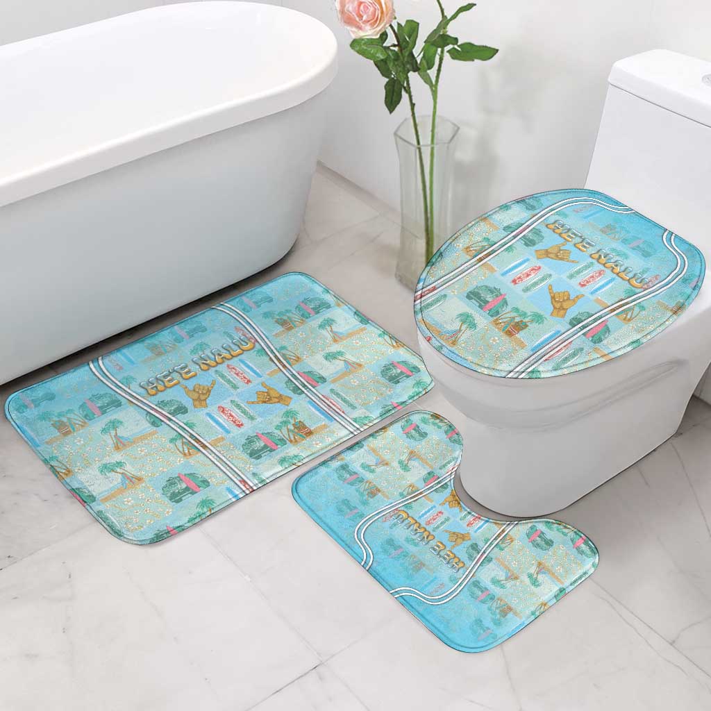 Hawaii Surfing Bathroom Set He'e Nalu